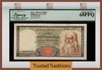 Welt Banknoten 50000 LIRE TT PK 99b ITALY LEONARDO DA VINCI LEGACY 68 PPQ SUPERB GEM NEW -