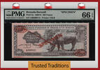Welt Banknoten 500 FRANCS TT PK 6s 1960-61 RWANDA-BURUNDI SPECIMEN BLACK RHINO PMG 66 EPQ GEM -