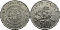 Singapur  50 Cents 1985 SS+