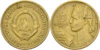 Jugoslavien 10 Dinar 1955 Föderative Volksrepublik Jugoslawien (1945–1963) SS
