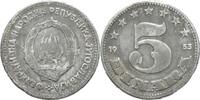 Jugoslavien 5 Dinar Föderative Volksrepublik Jugoslawien (1945–1963) -