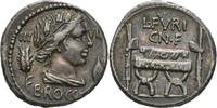 Italien AR-Denar AR-Denar Röm.Republik L.Furius Brocchus, 63. v. Chr. Münzstätte: Rom. (Stuhl)
