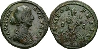 Italien AE-Sesterz FAUSTINA II.Gattin des Marcus AE-Sesterz FAUSTINA II.Gattin des Marcus Aurelius, †176. (TEMPOR–FELIC / S-C)
