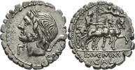Italien Denar L.Memmius Galeria 106 v.Chr.