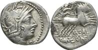Italien AR-Denar M. Calidius. Q. Metellus. und Cn.Fulvius 117-116.v.Chr.