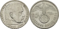 5 Reichsmark 1936 E Deutsches Reich  VZ