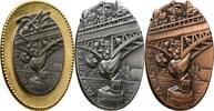 Schweiz 1989 Basler Fasnacht,Plaketten, Gold, Silber, Kupfer Vorzüglich 29,00 EUR  zzgl. 11,70 EUR Versand