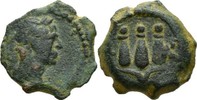 Aegypten/Alexandria Dichalkon / Hemhem Traian 113/114 n.Chr