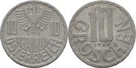 Österreich  10 Groschen 1968 VZ