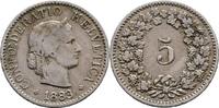 Schweiz 5 Rappen 1883 SS 11,00 EUR  zzgl. 15,00 EUR Versand