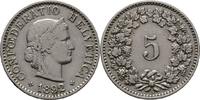Schweiz 5 Rappen 1892 SS 18,00 EUR  zzgl. 15,00 EUR Versand