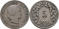 Schweiz 5 Rappen 1904 SS 25,00 EUR  zzgl. 11,70 EUR Versand