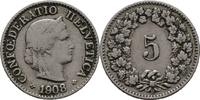 Schweiz 5 Rappen 1908 SS 7,00 EUR  zzgl. 15,00 EUR Versand