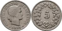 Schweiz 5 Rappen 1914 SS+ 45,00 EUR  zzgl. 11,70 EUR Versand
