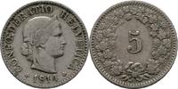 Schweiz 5 Rappen 1914 SS 38,00 EUR  zzgl. 11,70 EUR Versand