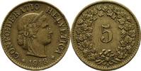 Schweiz 5 Rappen 1918 knapp VZ 19,00 EUR  zzgl. 15,00 EUR Versand