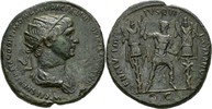 Pergamon oder Ephesos Dupondius Traian