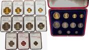 United Kingdom Gold coin sets 1887 11-Coin Gold Proof set Five Pound to ... 80166,08 EUR  zzgl. 16,00 EUR Versand