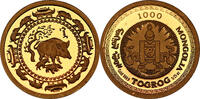 United Kingdom Modern gold coins 2007 Mongolia 1000 Togrog Year of The P... 155,72 EUR  zzgl. 14,00 EUR Versand