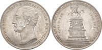 RUSSLAND Rubel Alexander II, 1855-1881, Denkmal -