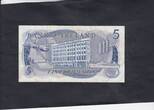 Ireland North 5 Pounds Graffity 1971 P.62a VF