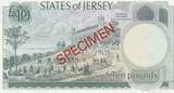 Jersey 10 Pounds SPECIMEN 1976 P.13S unz
