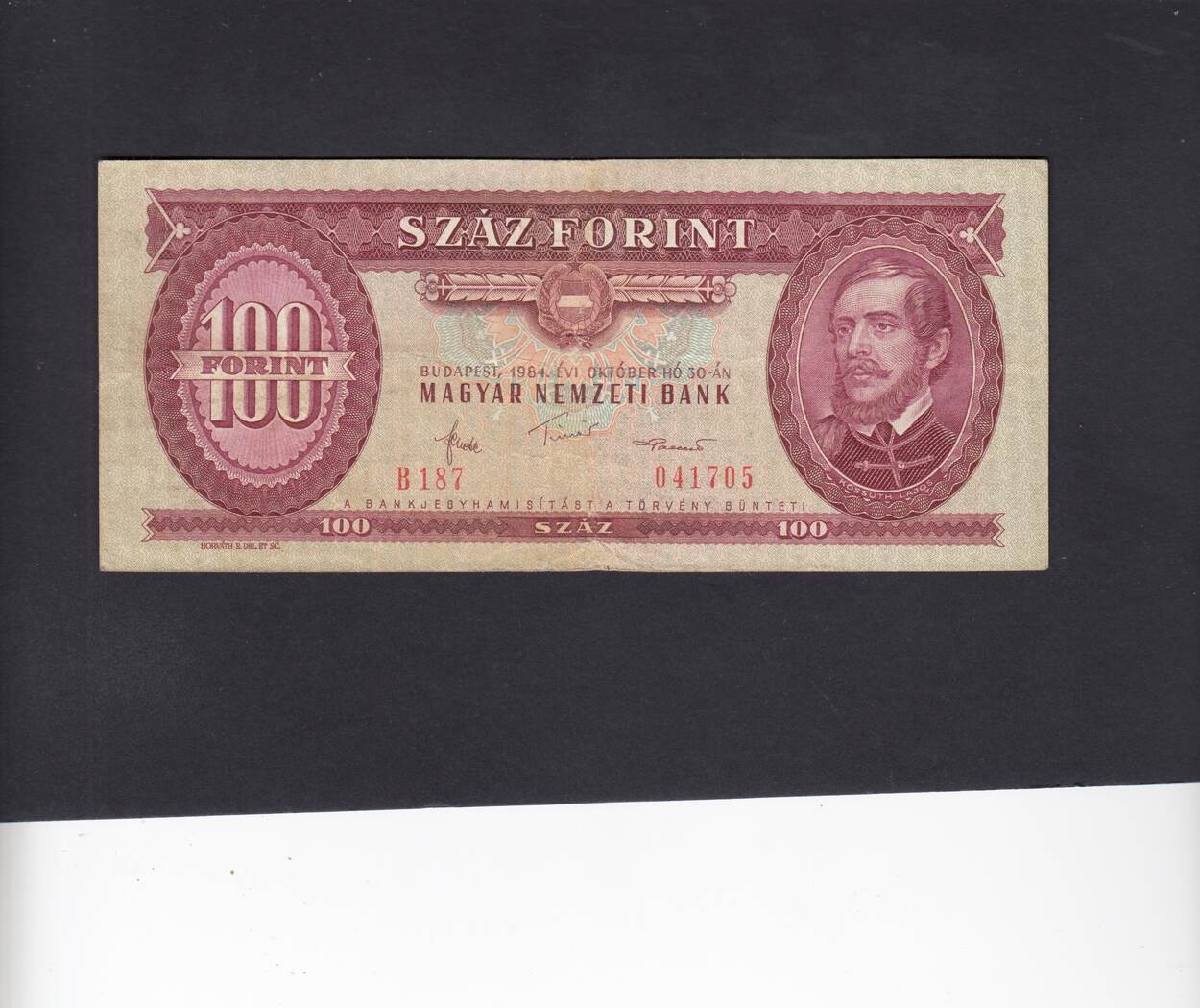 Ungarn 100 Forint Banknote Von 1984 | Sammlerbanknote, Pick-Nr. 171g, Gebraucht (III)