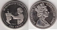 Gibraltar 1 Crown 80 GLORIOUS YEARS KM.1291 -