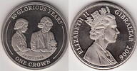Gibraltar 1 Crown 80 GLORIOUS YEARS KM.1278 -
