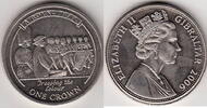 Gibraltar 1 Crown MILITARY PARADE KM.1295 -