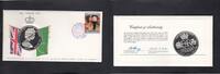 25 Dollar Q-S.JUBILEE (49 gram) FDC Cover 1977 Cook Isl. KM.18. PP