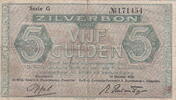 Netherlands 5 Gulden(AV17.1A)(P.63) M.22-1A -
