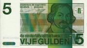 Netherlands 5 Gulden(AV19.1B.2)(P.95) M.24-1 -