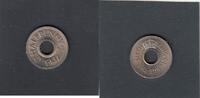 Fiji Isl. 1/2 Penny HOLE KM.16 -