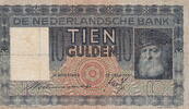 Netherlands 10 Gulden(AV29.1A)(P.49) M.40-1A -