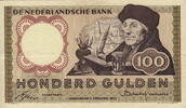 Netherlands 100 Gulden(AV85.1A)(P.88) M.121-1 -