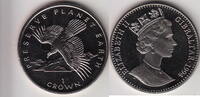 Gibraltar 1 Crown SPANISH EAGLE KM.241 -