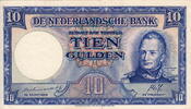 Netherlands 10 Gulden(AV35.1A)(P.75A) M.46-2 -