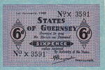 Guernsey 6 Pence 1942 P.24 unz