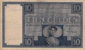 Netherlands 10 Gulden(AV28.1D)(P.43) M.39-3A -