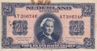 Netherlands 2 1/2 Gulden(AV13.1B.2)(P.71) M.15-1B -