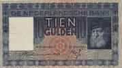 Netherlands 10 Gulden(AV29.1B.1)(P.49) M.40-1B -