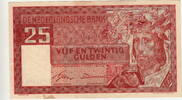 Netherlands 25 Gulden(AV54.1)(P.84) M.82-1, -