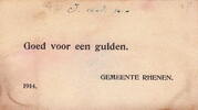 Netherlands Rhenen 1 Gulden(NOODGELD)PL800.4 VR.25.4 -