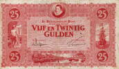 Netherlands 25 Gulden(AV47.1C.1)(P.36) M.73-1AB -