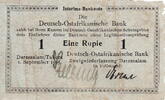 German East Africa 1 Rupie 1915 P.6 F