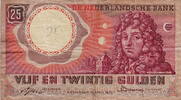 Netherlands 25 Gulden(AV55.1B)(P.87) M.83-1B -