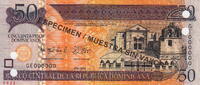Dominican Rep. P.183s3 50 Pesos SPECIMEN 2012 unz
