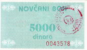 Bosnia-Herzegowina 5.000 Dinar P.51a -