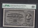 Netherlands Indies 100 Gulden PMG 40 P.73c -